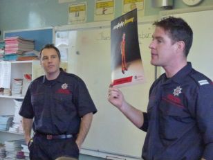 Fire fighters visit to Year 5