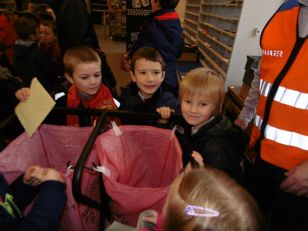 The Year 3's visit Omagh sorting office